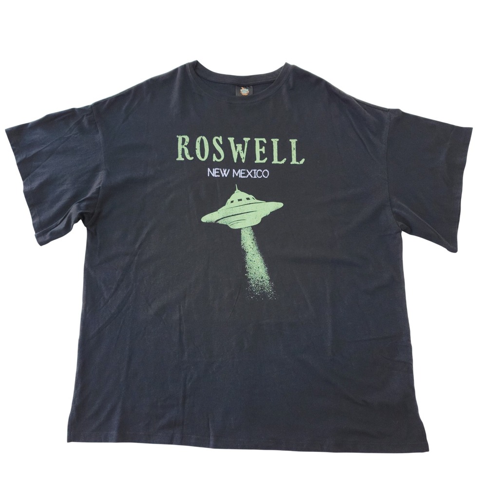 Hyde and EEK! Roswell New Mexico UFO Alien T-Shirt Womens Small Black Sleepwear